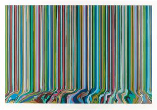 Ian Davenport - Poured Triptych Etching: Ambassadors (After Holbein)