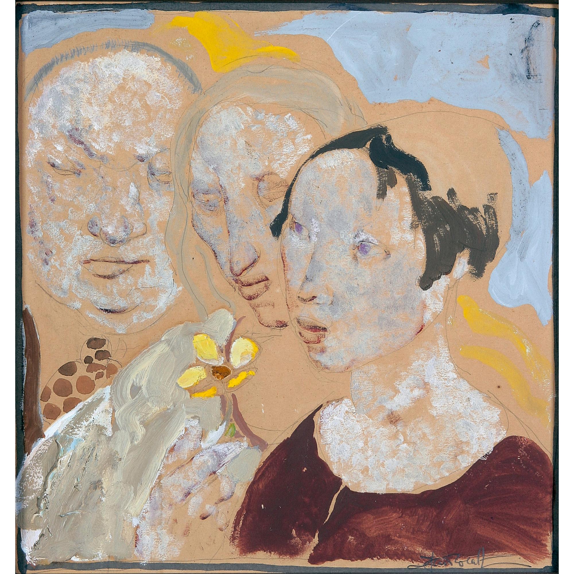 Ian Fairweather - Australian Three Heads, Bali (Study)