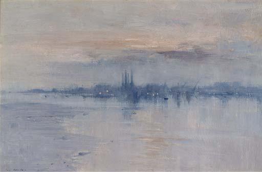 Ian Houston - Thames Sunset, Chelsea