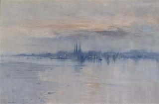 Ian Houston - Thames Sunset, Chelsea