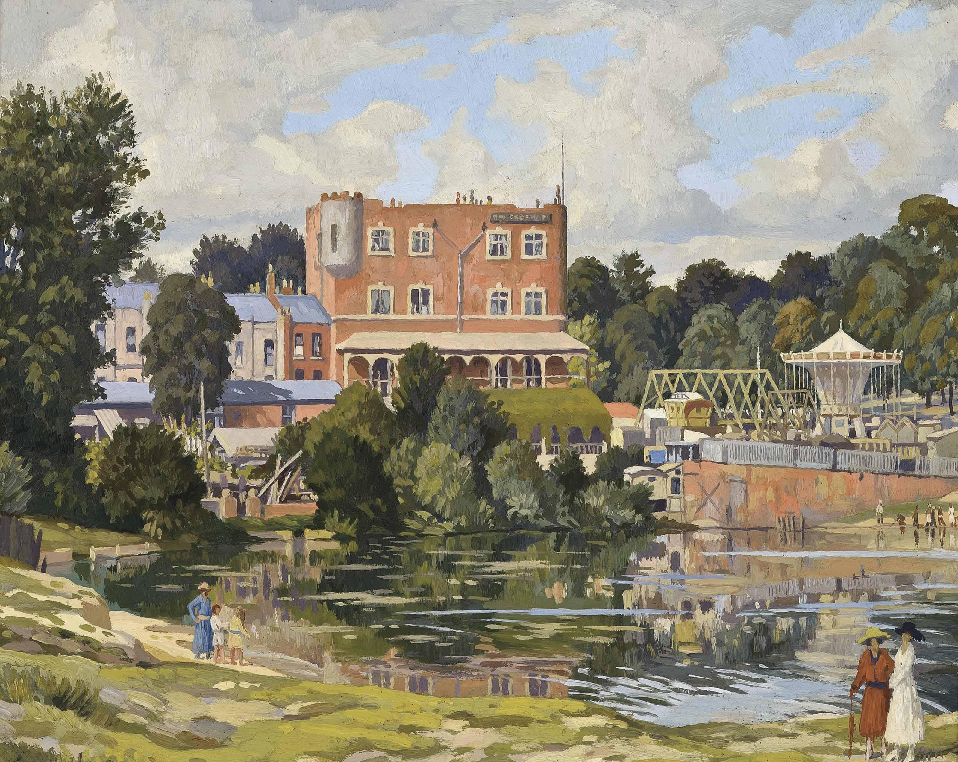Ian Strang, R.E. - The Vale of Health, Hampstead