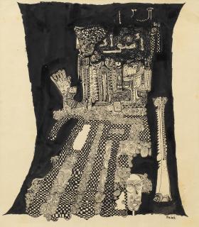 Ibrahim El-Salahi - Untitled c.1964