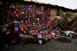 Ibrahim Mahama - Kawokudi installation, 2013 dimensions variable.