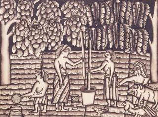 Ida Bagus Made Poegoeg - Pounding Rice