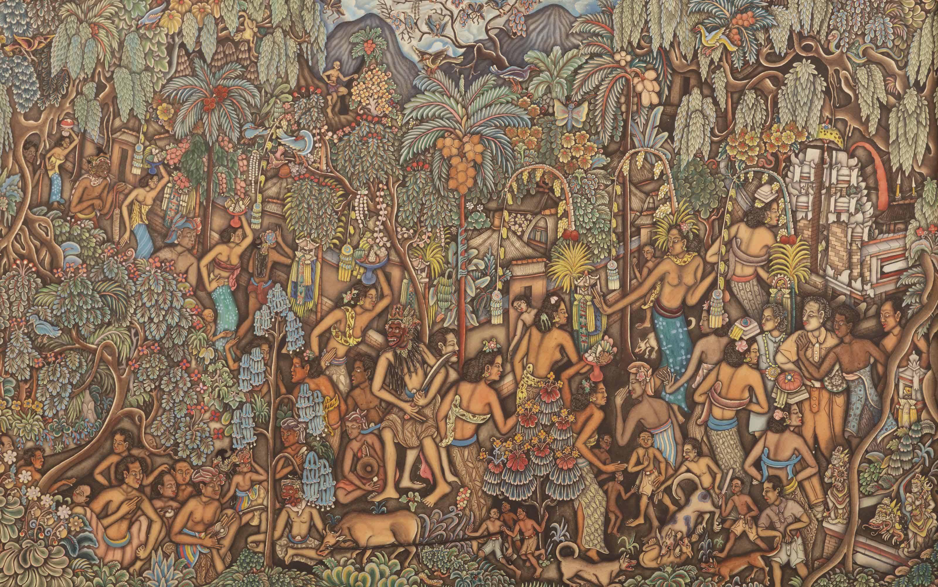 Ida Bagus Made Widja - Activities in the village