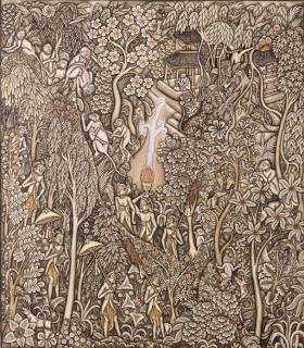 Ida Bagus Made Widja - Procession to a Monkey Temple