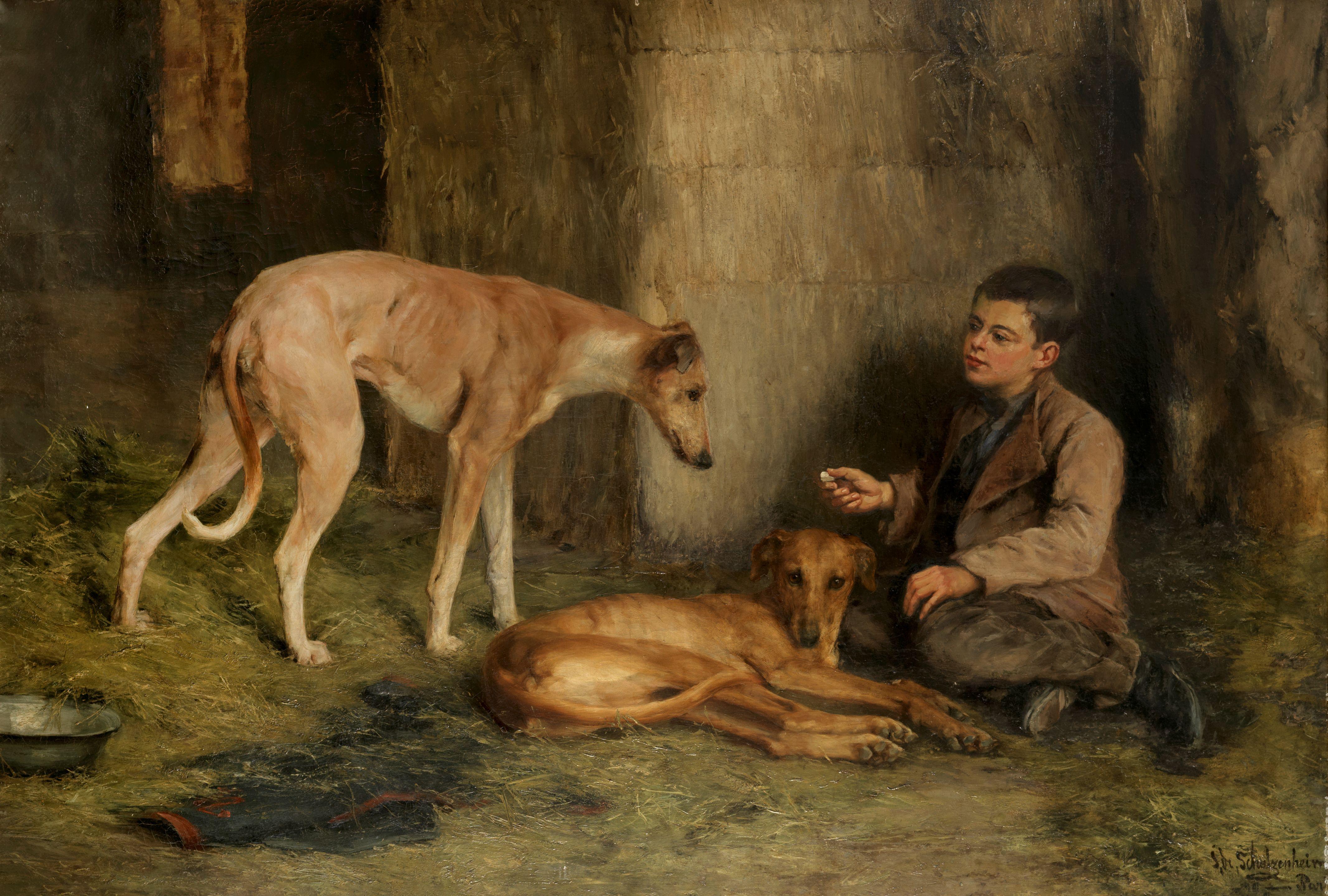 Ida Eleonora De Schulzenheim - Chiens de course au chenile