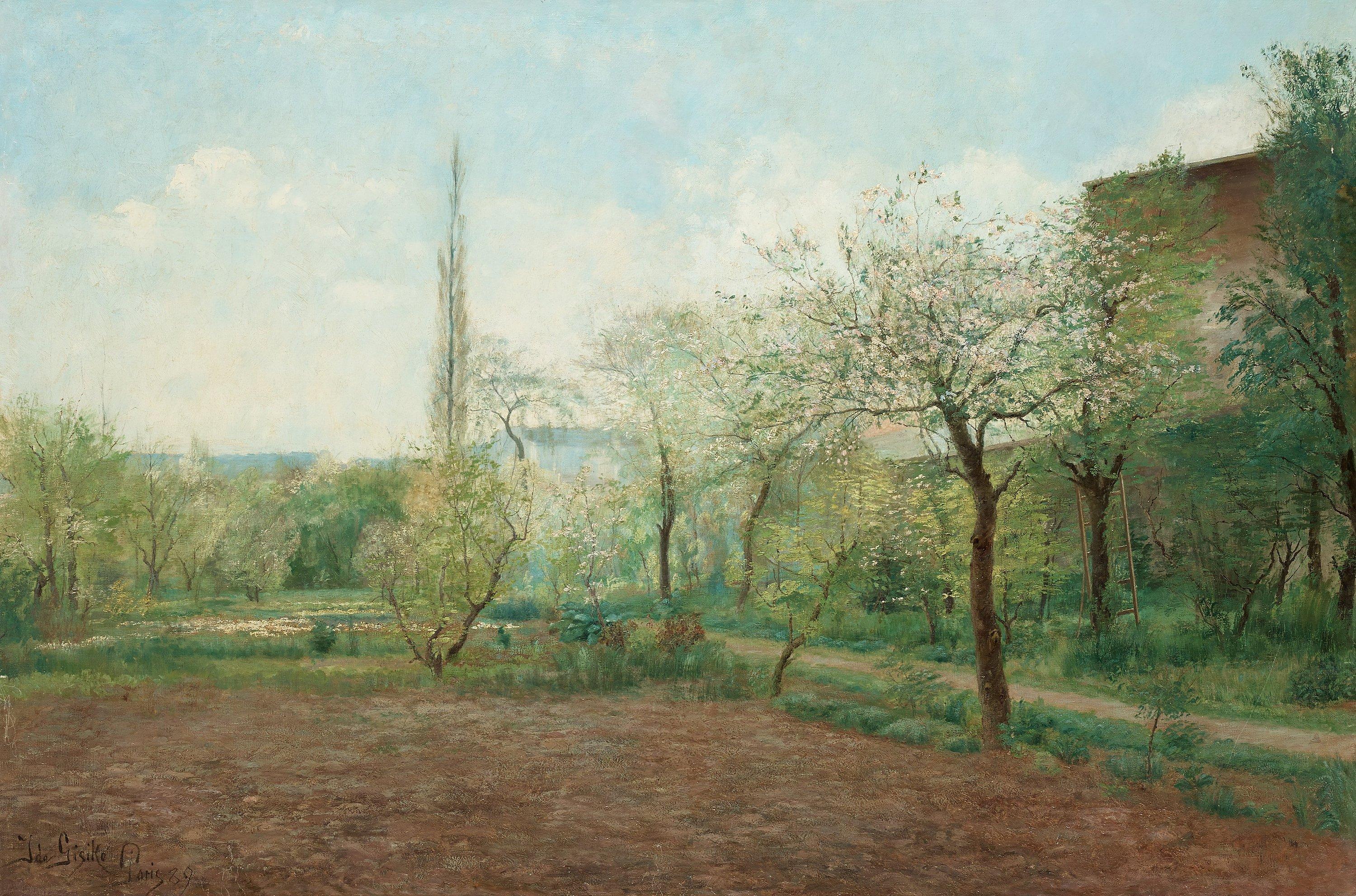 Ida Gisiko-Spärck - Blossoming trees