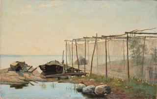 Ida Gisiko-Spärck - Coastal landscape