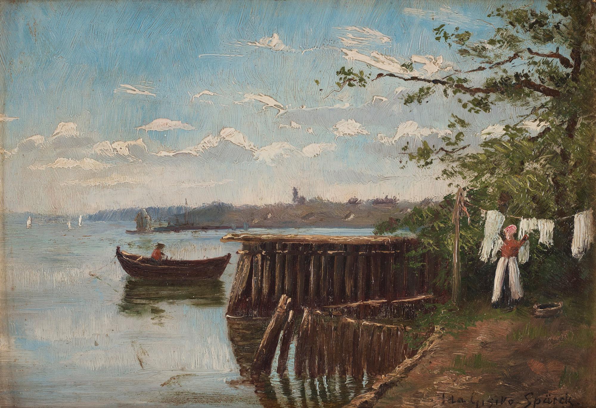 Ida Gisiko-Spärck - View from the coast at Skotterup in Denmark.