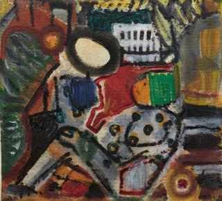 Ida Kerkovius - Komposition mit Haus