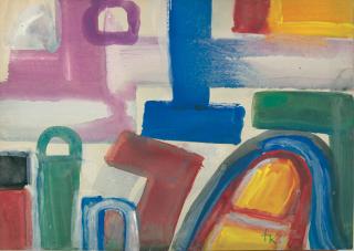 Ida Kerkovius - Ohne Titel (Aus der Balance geraten).