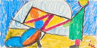 Ida Kerkovius - Spielende Kinder.