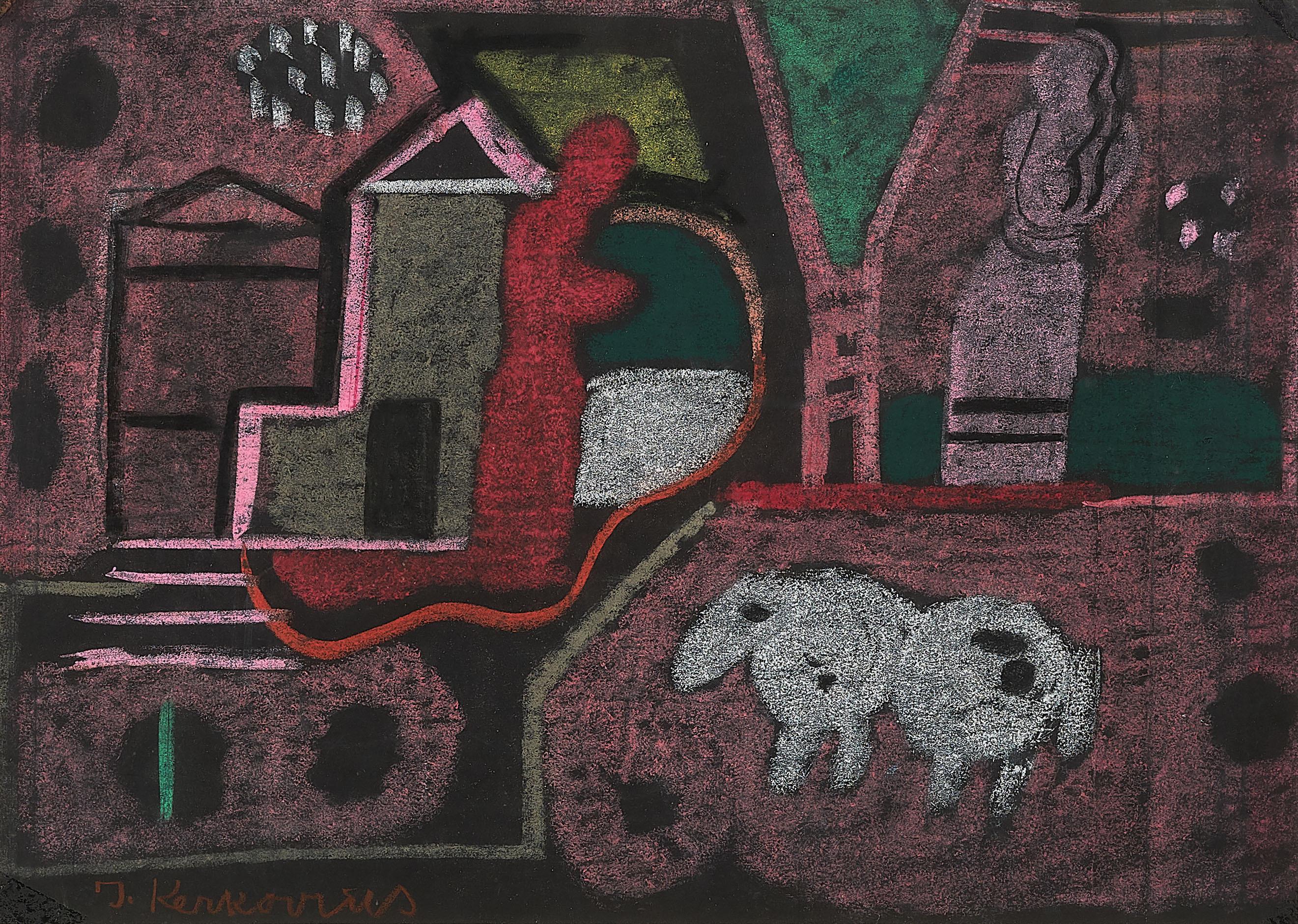 Ida Kerkovius - Teppichentwurf.