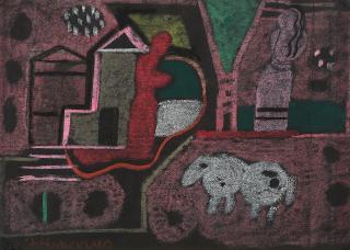 Ida Kerkovius - Teppichentwurf.