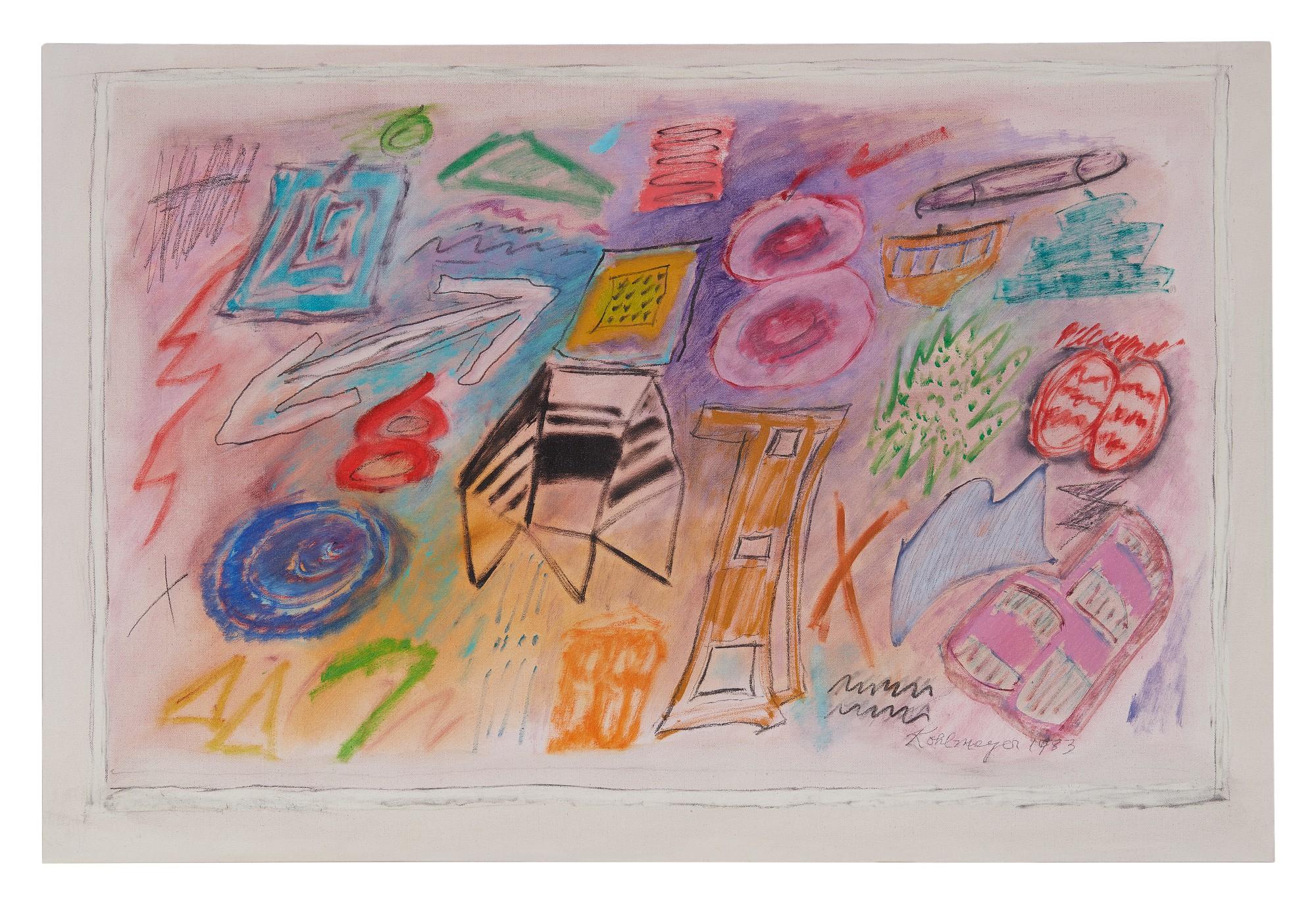 Ida Kohlmeyer - Untitled (Circus Series)