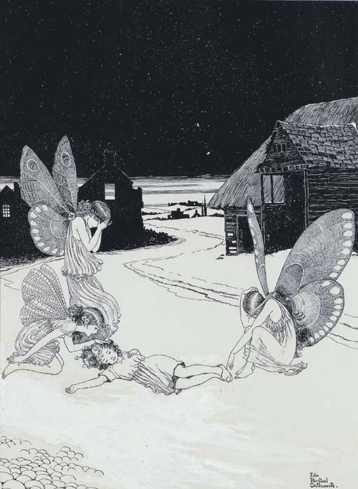 Ida Rentoul Sherbourne Outhwaite - Asleep