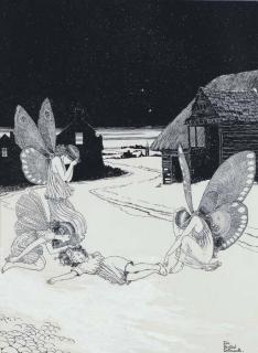 Ida Rentoul Sherbourne Outhwaite - Asleep