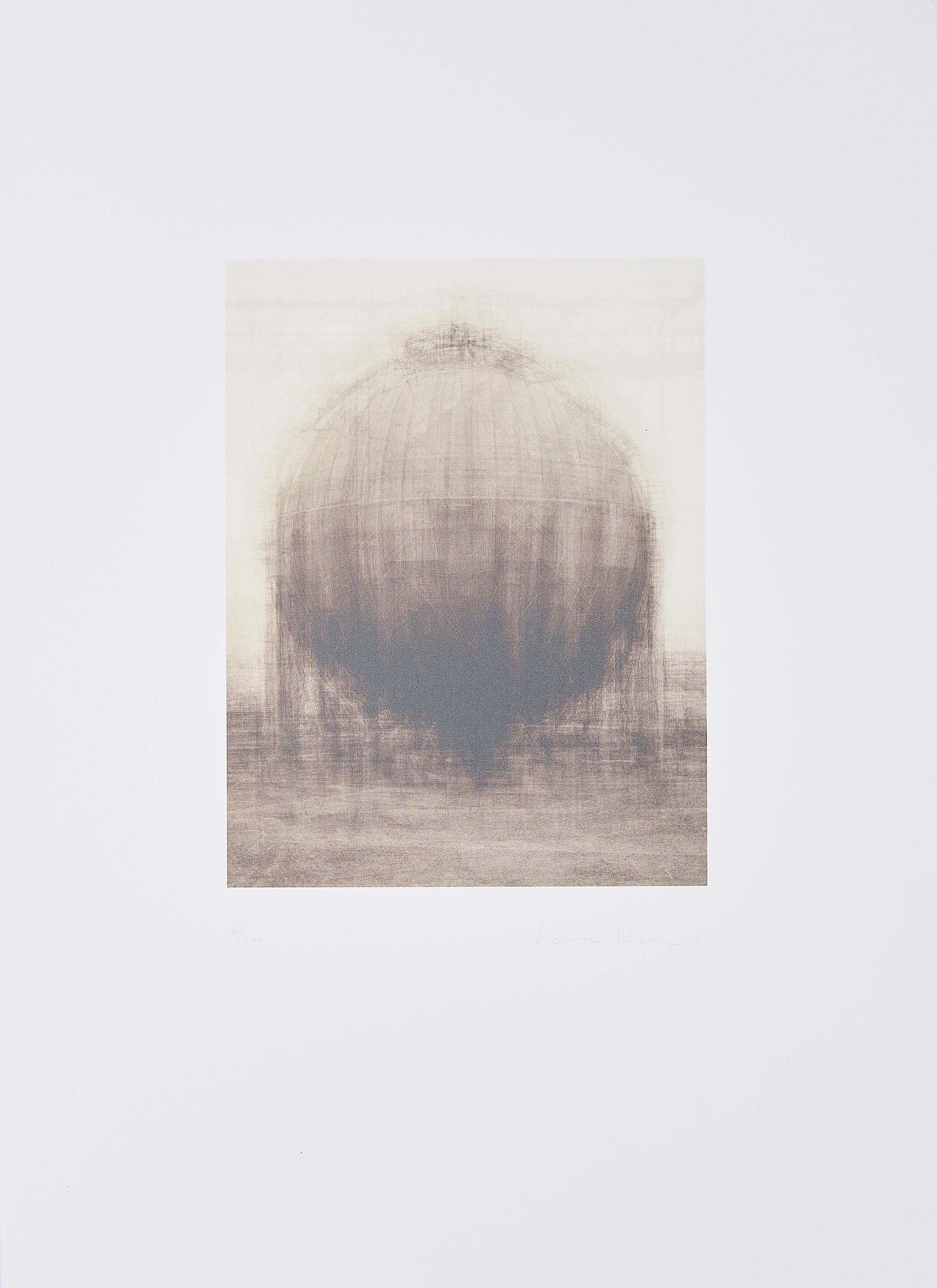 Idris Khan - Every... Bernd and Hilla Becher Spherical Type Gasholders.