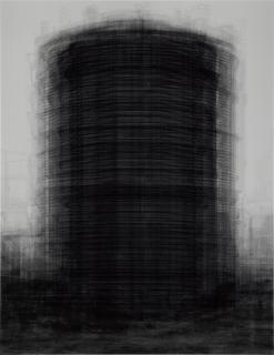Idris Khan - Every...Bernd and Hiller Becher prison type gas holder
