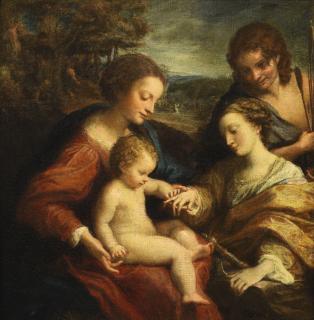 Ignace-Henri-Jean-Théodore Fantin Latour - Saint Catherine\'S Mystical Marriage