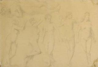 Ignace-Henri-Jean-Théodore Fantin-Latour - Study of nudes