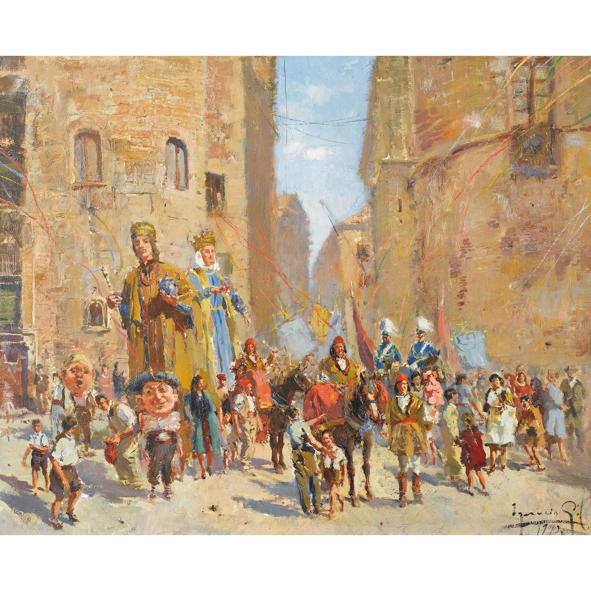 Ignacio Gil Sala - Le Défilé De La Fête Dieu