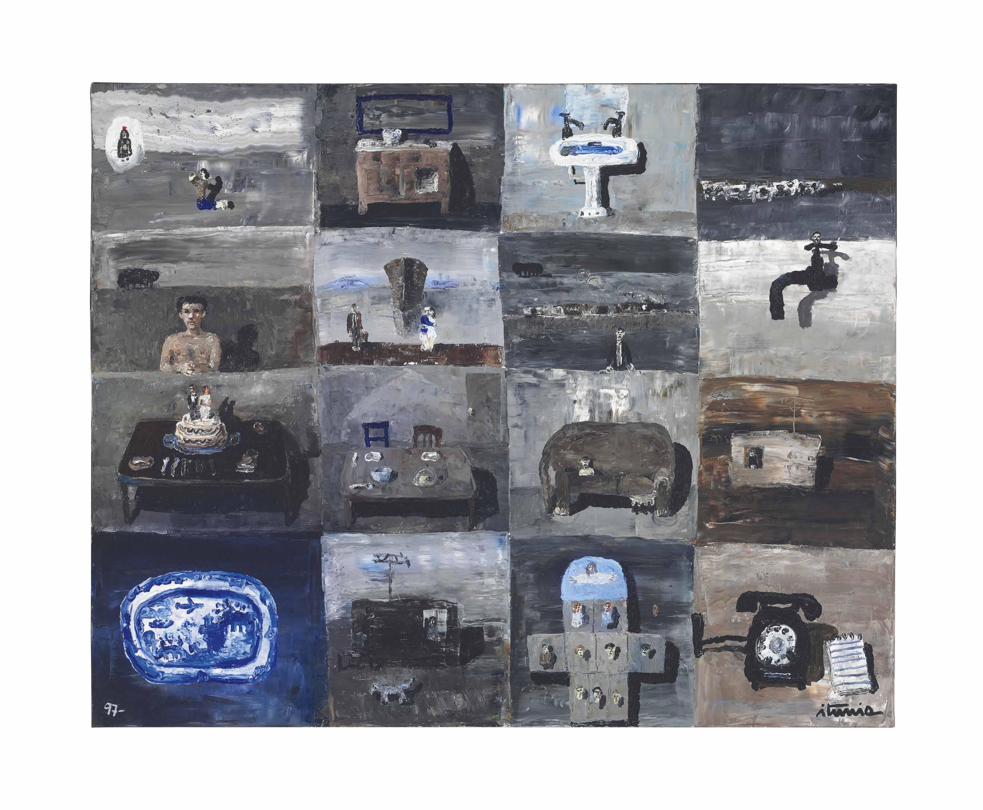 Ignacio Iturria - Composición De 16 Figuras