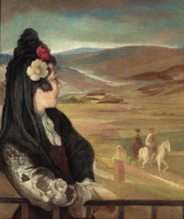Ignacio Zuloaga Y Zabaleta - The View From The Terrace