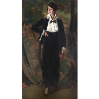 Ignacio Zuloaga - Spanish mademoiselle Souty