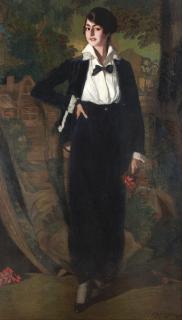 Ignacio Zuloaga - Spanish Mademoiselle Souty