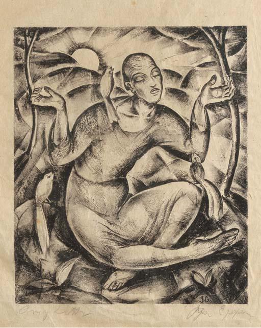 Ignaz Epper - Franz von Assisi, Um 1915