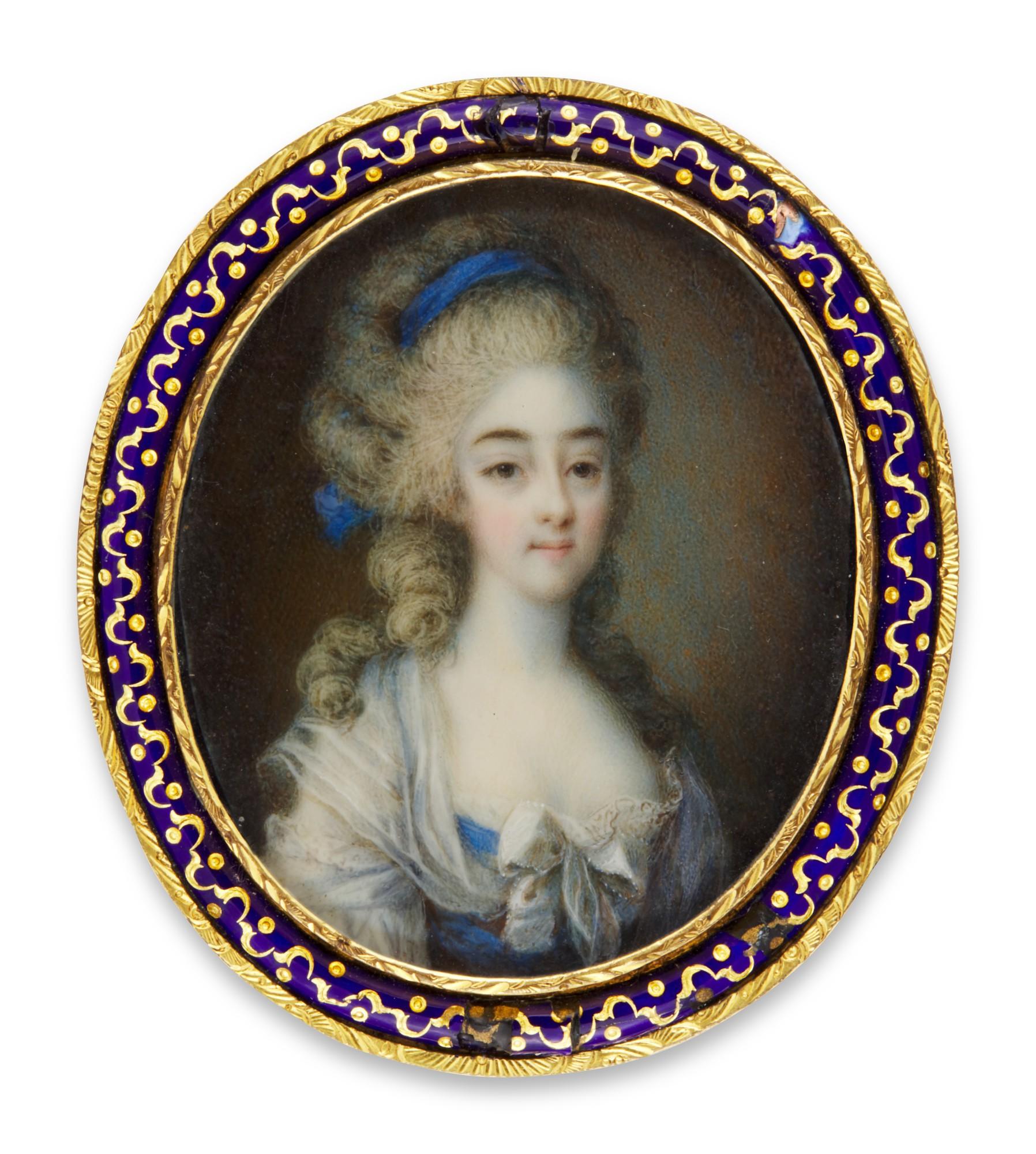 Ignazio Pio Vittoriano Campana - Portrait Maria Theresa Of Savoy, Comtesse D’Artois (1756-1805), Circa 1778