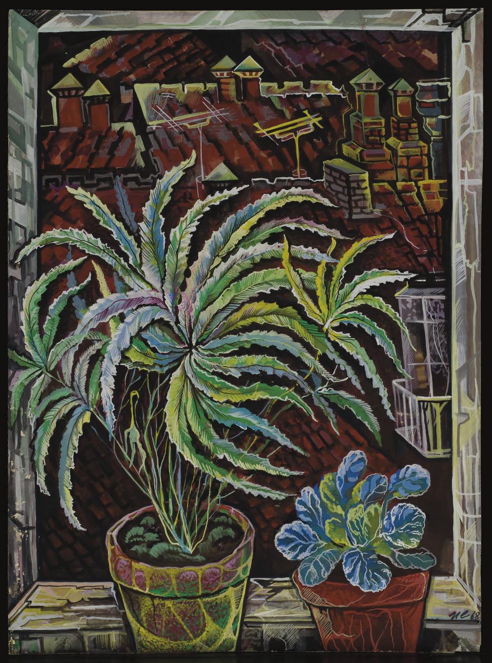 Igor Ershov - My window (illustrated); Abstraction, from the series Music; An angel