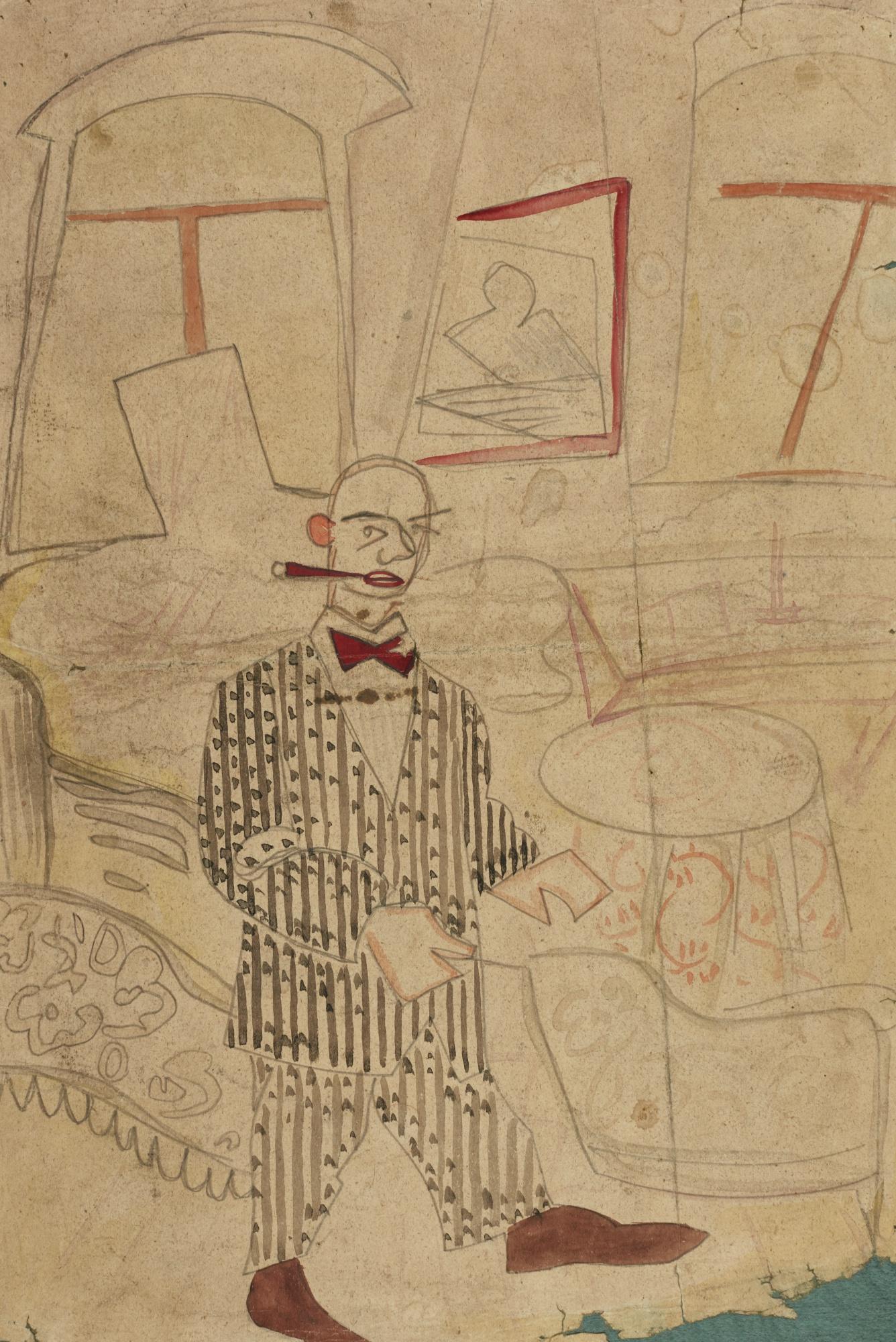 Igor Gerasimovich Terentiev - Self Portrait