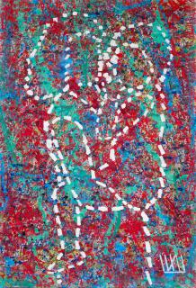 Igor Shelkovsky - Mère avec enfant/ Mother with child, 2001 catalogue de l\'artiste joint