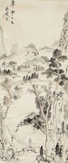 Ike Taiga - Unkyo chichi o mosu [Refrain from a Ming-dynasty poem]