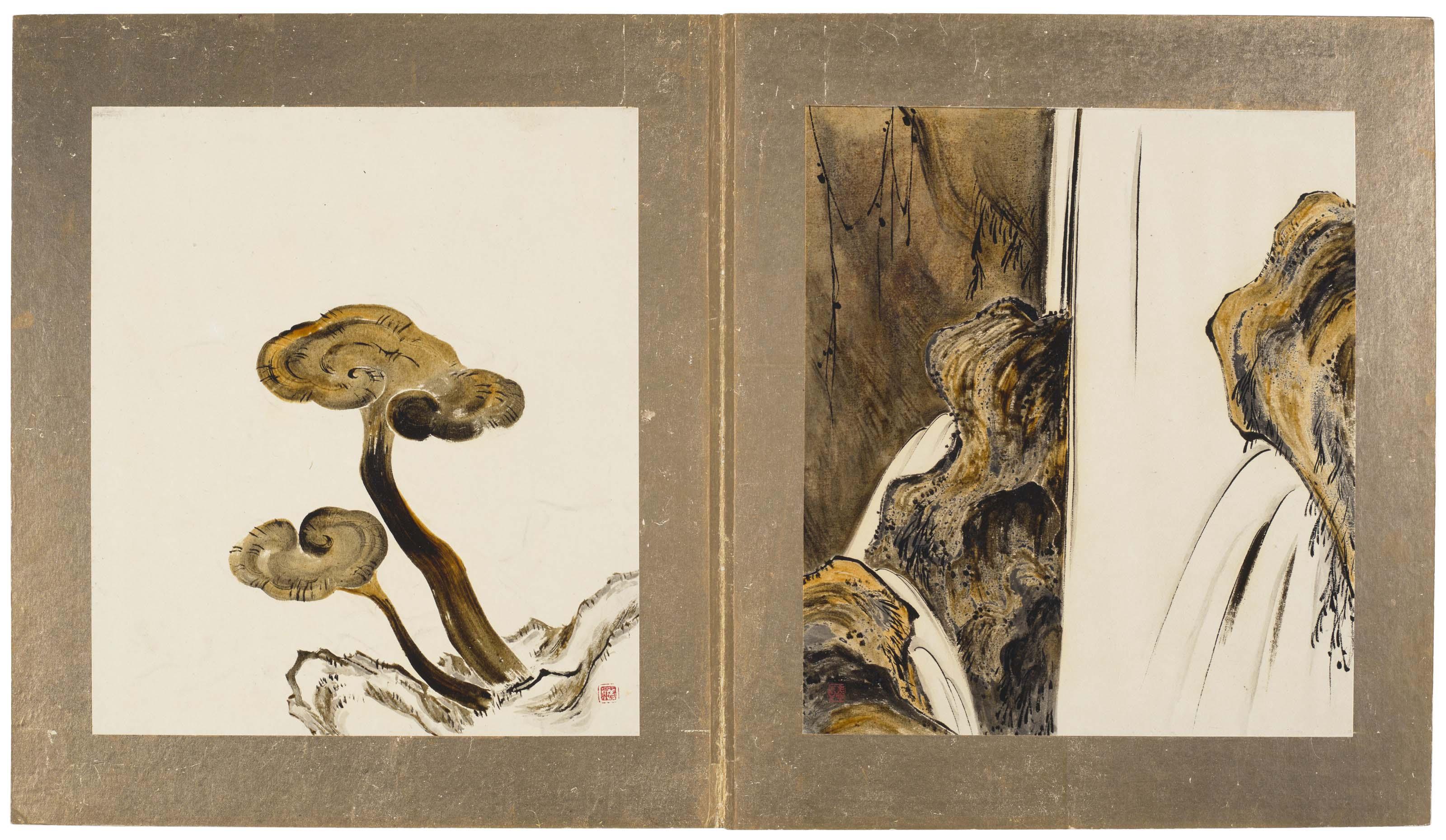 Ikeda Taishin - Album Of Fourteen Lacuqer Paintings