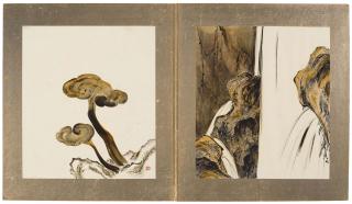 Ikeda Taishin - Album Of Fourteen Lacuqer Paintings