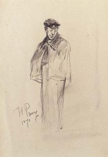 Il\'ia Efimovich Repin - At the Entrance