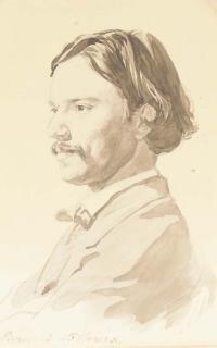 Il\'Ia Efimovich Repin - Portrait of a Man, facing right