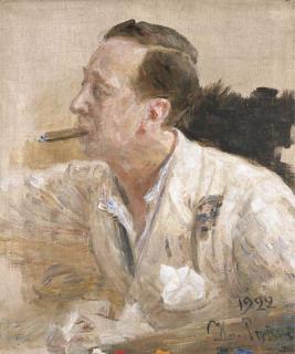 Il\'Ia Efimovich Repin - Portrait of the Painter Antti Faven