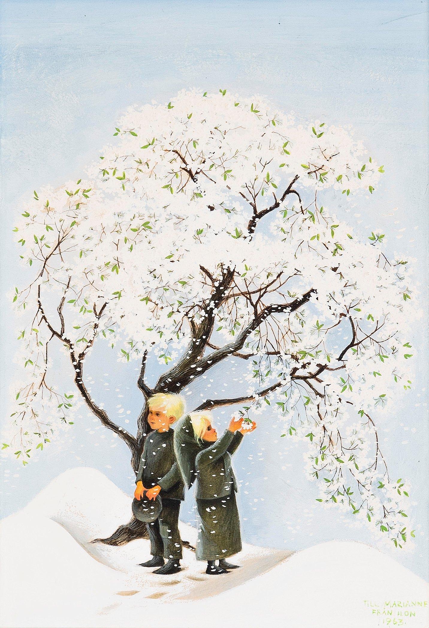 Ilon Wikland - The original cover of Astrid Lindgren\'s \