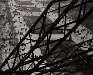 Ilse Bing - Champ de Mar, as seen from the Eiffel Tower, Paris