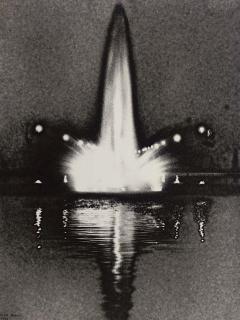 Ilse Bing - Fountain, Rond-Point Des Champs-Elysées, Paris, 1934