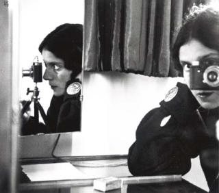 Ilse Bing - Self-portrait with Leica, 1931