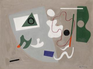 Ilya Bolotowsky - Abstract Composition (Mural Study)