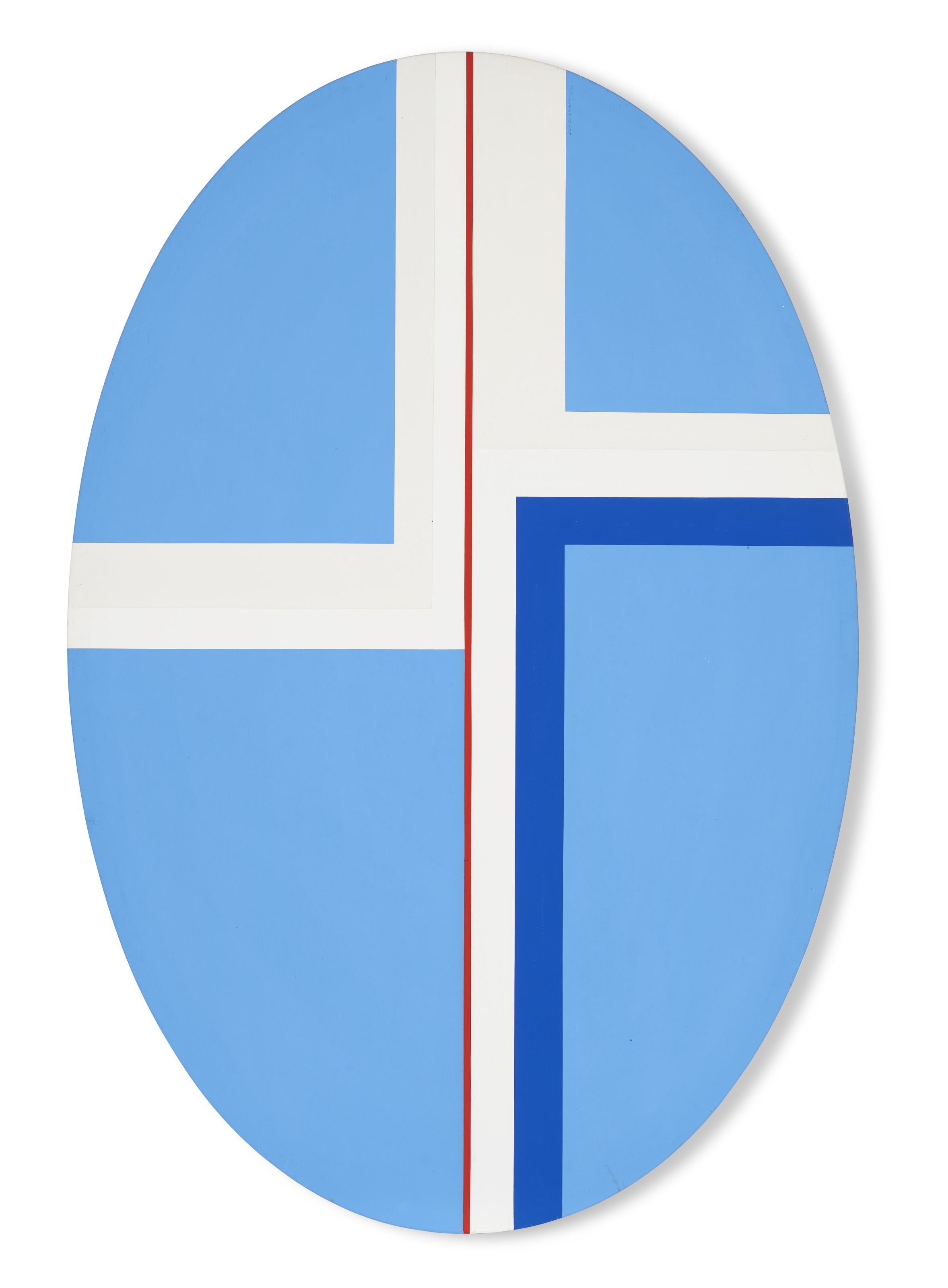 Ilya Bolotowsky - Blue Ellipse