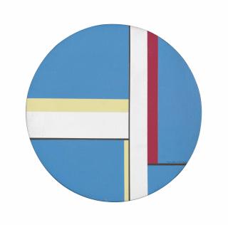 Ilya Bolotowsky - Blue Tondo