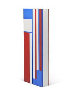 Ilya Bolotowsky - Double Column, Blue, Red, White